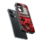 gameboy classic red back phone cover | glass case for oneplus nord 3