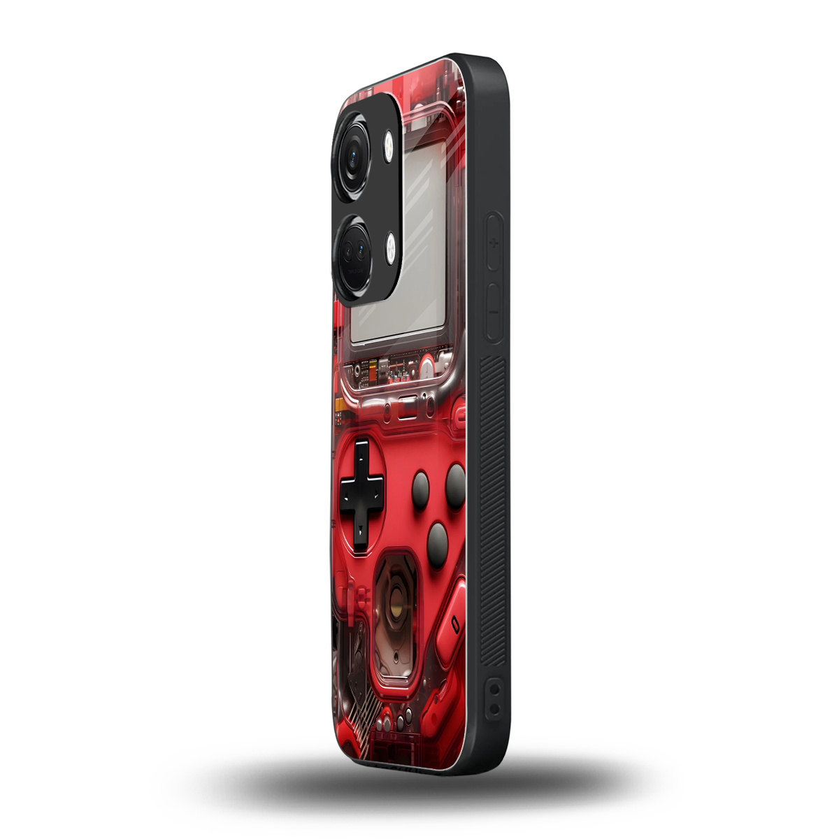 gameboy classic red back phone cover | glass case for oneplus nord 3
