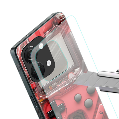 gameboy classic red back phone cover | glass case for oneplus nord 3