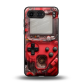 gameboy classic red back phone cover | glass case for oneplus nord 4