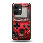 gameboy classic red back phone cover | glass case for oneplus nord ce 3