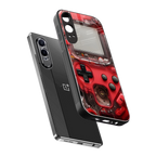 gameboy classic red back phone cover | glass case for oneplus nord ce 4 lite