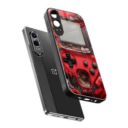 gameboy classic red back phone cover | glass case for oneplus nord ce 4 lite