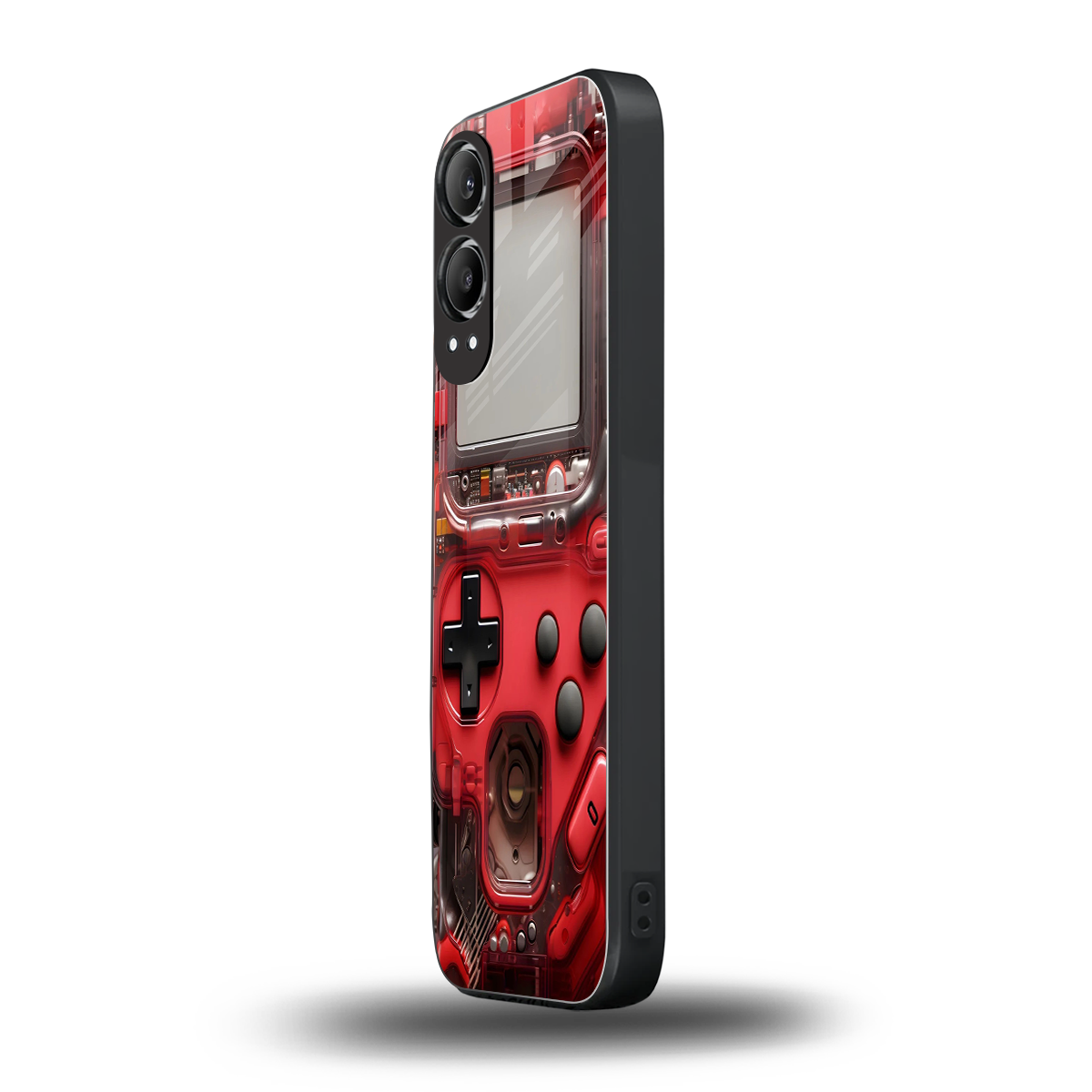 gameboy classic red back phone cover | glass case for oneplus nord ce 4 lite