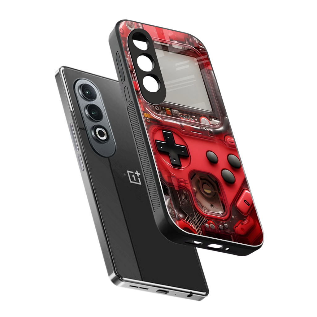 gameboy classic red back phone cover | glass case for oneplus nord ce 4