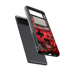 gameboy classic red back phone cover | glass case for google pixel 6