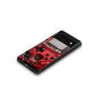 gameboy classic red back phone cover | glass case for google pixel 6