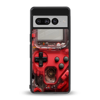 gameboy classic red back phone cover | glass case for google pixel 7 pro