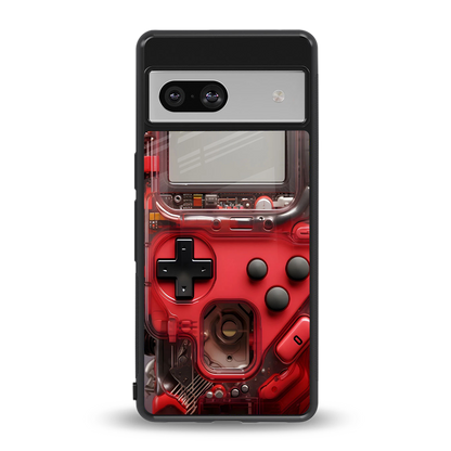 gameboy classic red back phone cover | glass case for Google Pixel 7A