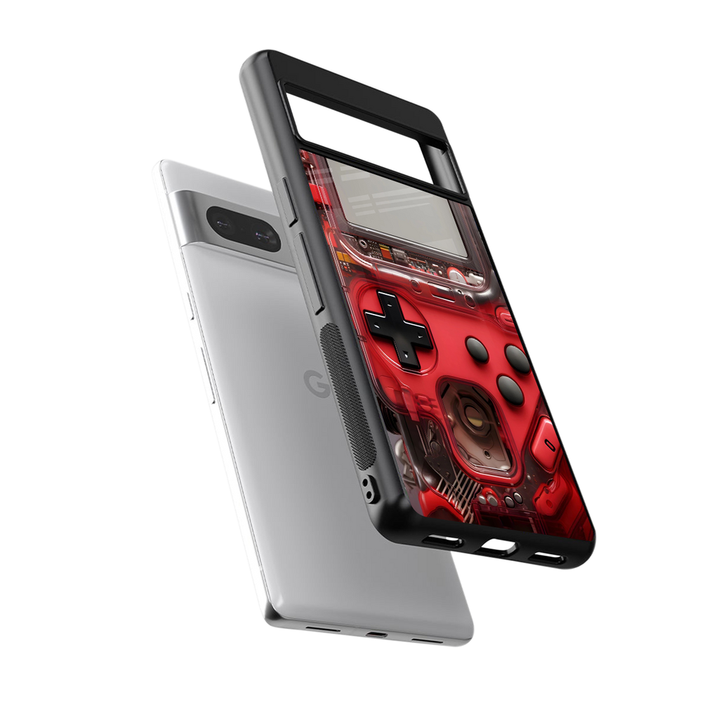 gameboy classic red back phone cover | glass case for Google Pixel 7A