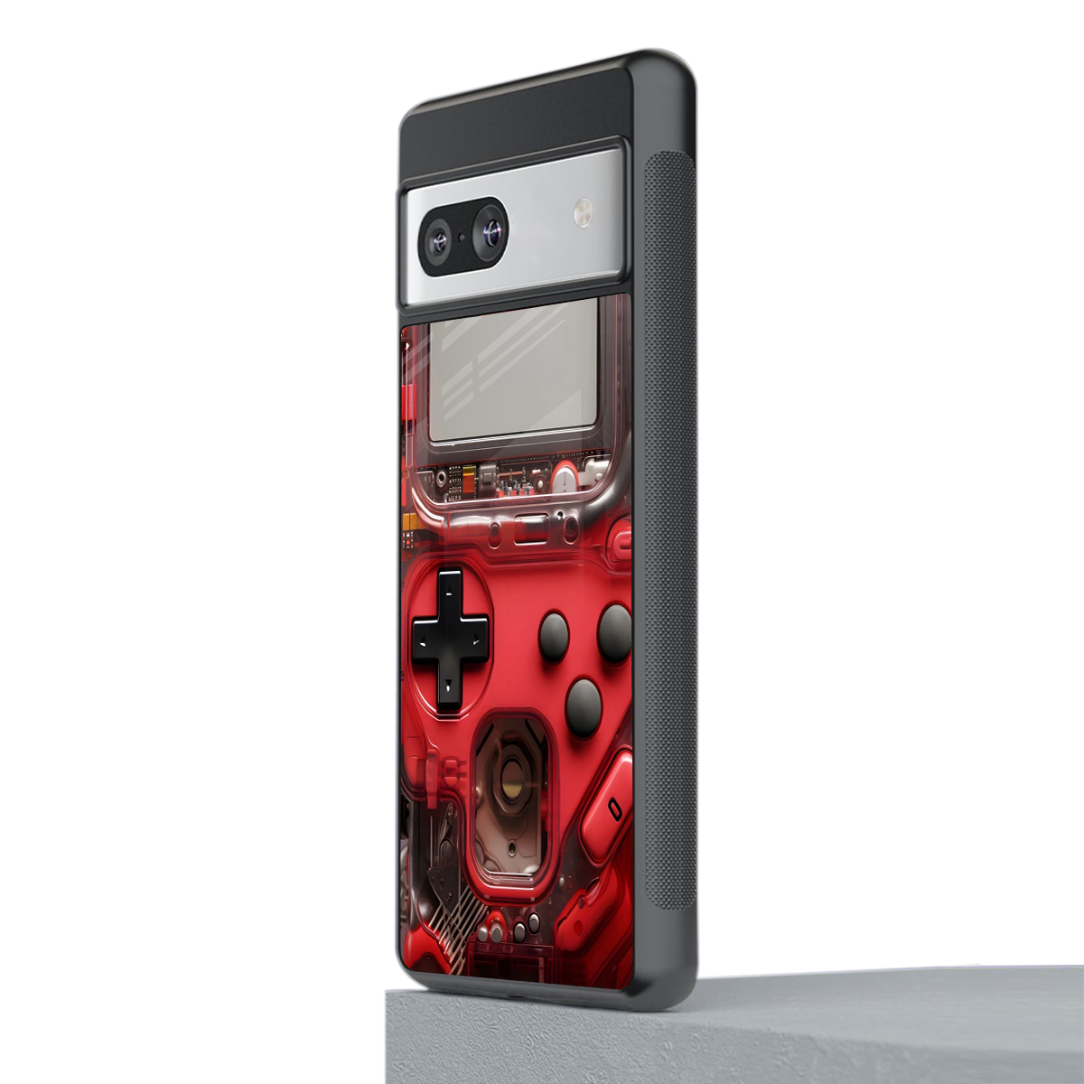 gameboy classic red back phone cover | glass case for Google Pixel 7A
