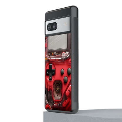 gameboy classic red back phone cover | glass case for Google Pixel 7A