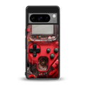 gameboy classic red back phone cover | glass case for google pixel 8 pro