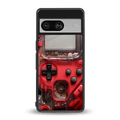 gameboy classic red back phone cover | glass case for Google Pixel 8