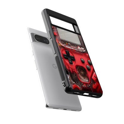 gameboy classic red back phone cover | glass case for Google Pixel 8