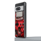 gameboy classic red back phone cover | glass case for Google Pixel 8