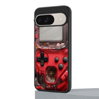 gameboy classic red back phone cover | glass case for google pixel 9