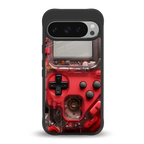 gameboy classic red back phone cover | glass case for google pixel 9 pro