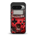 gameboy classic red back phone cover | glass case for google pixel 9 pro xl