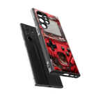 gameboy classic red back phone cover | glass case for samsung galaxy s23 ultra