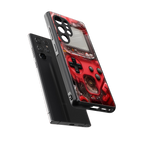 gameboy classic red back phone cover | glass case for samsung galaxy s25 ultra
