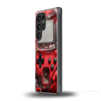 gameboy classic red back phone cover | glass case for samsung galaxy s25 ultra