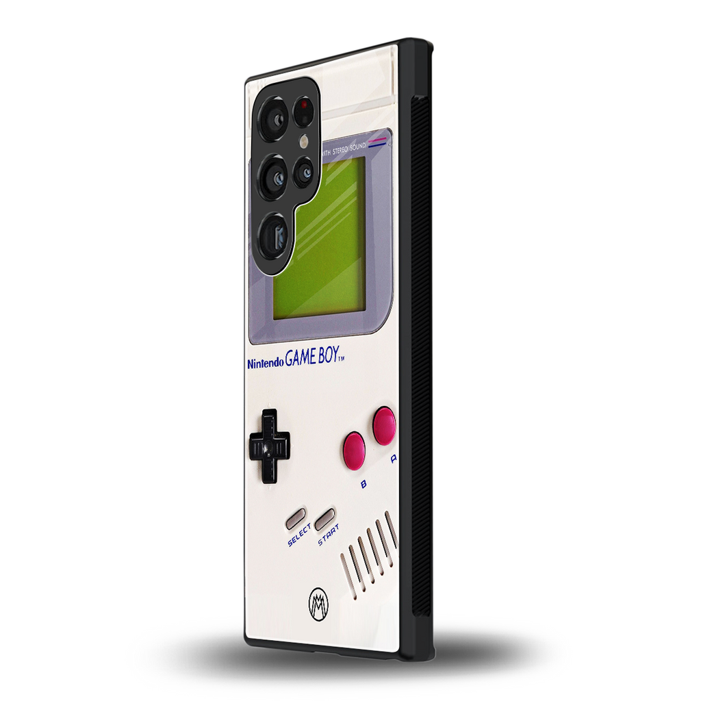 gameboy classic back phone cover | glass case for samsung galaxy s24 ultra