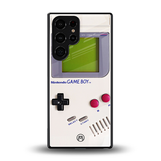 gameboy classic back phone cover | glass case for samsung galaxy s25 ultra