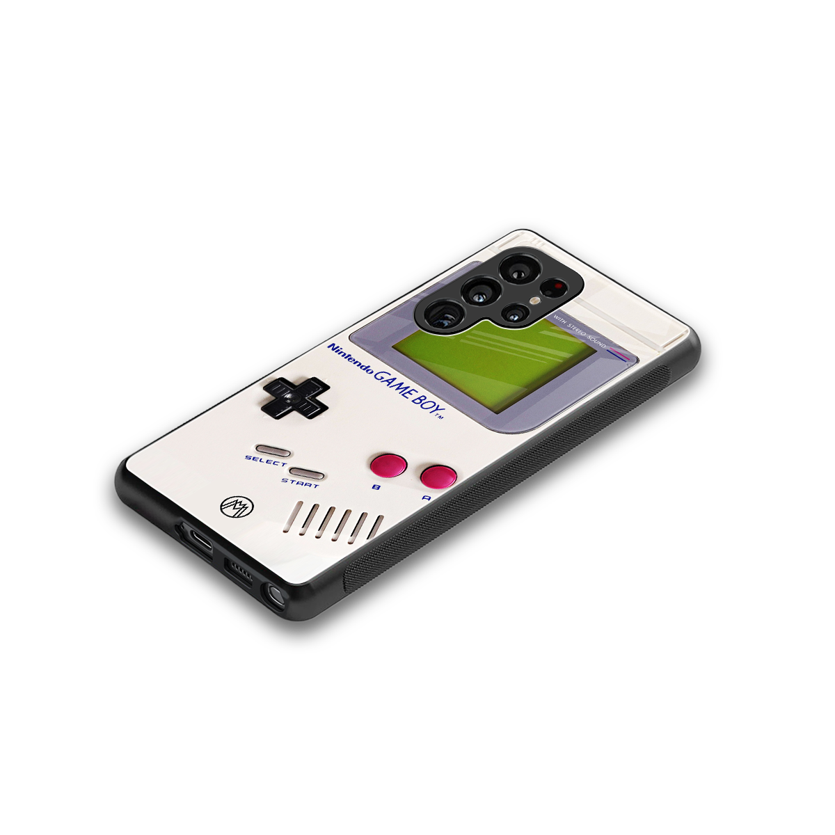 gameboy classic back phone cover | glass case for samsung galaxy s25 ultra