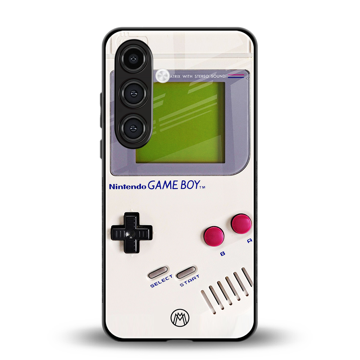 gameboy classic back phone cover | glass case for samsung galaxy s24 fe