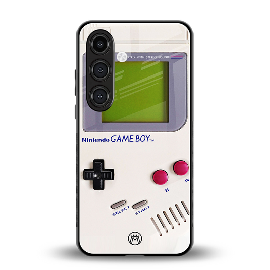 gameboy classic back phone cover | glass case for samsung galaxy s23 fe