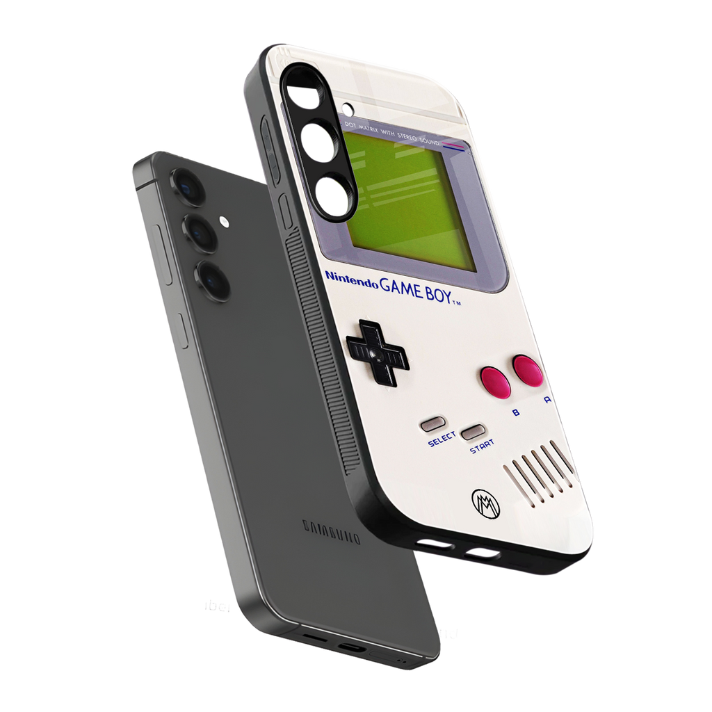gameboy classic back phone cover | glass case for samsung galaxy s24