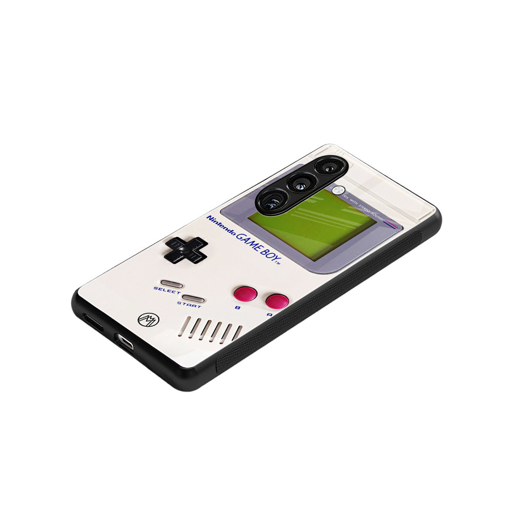 gameboy classic back phone cover | glass case for samsung galaxy s24 fe
