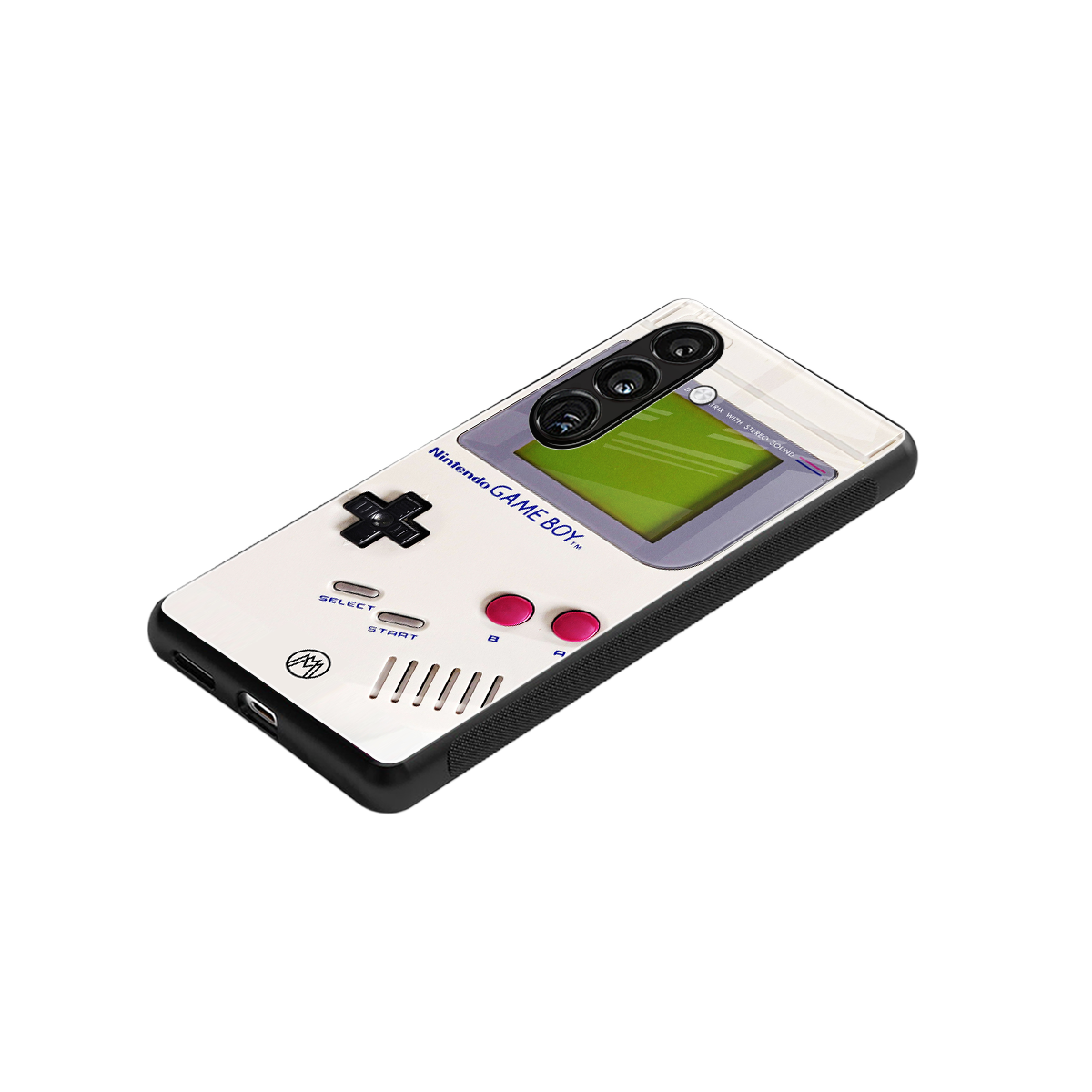 gameboy classic back phone cover | glass case for samsung galaxy s25