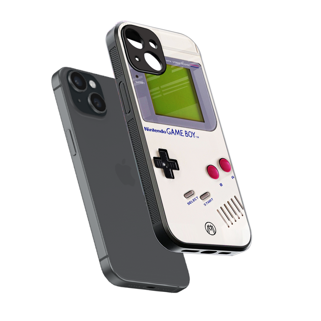 gameboy classic back phone cover | glass case for iphone 15