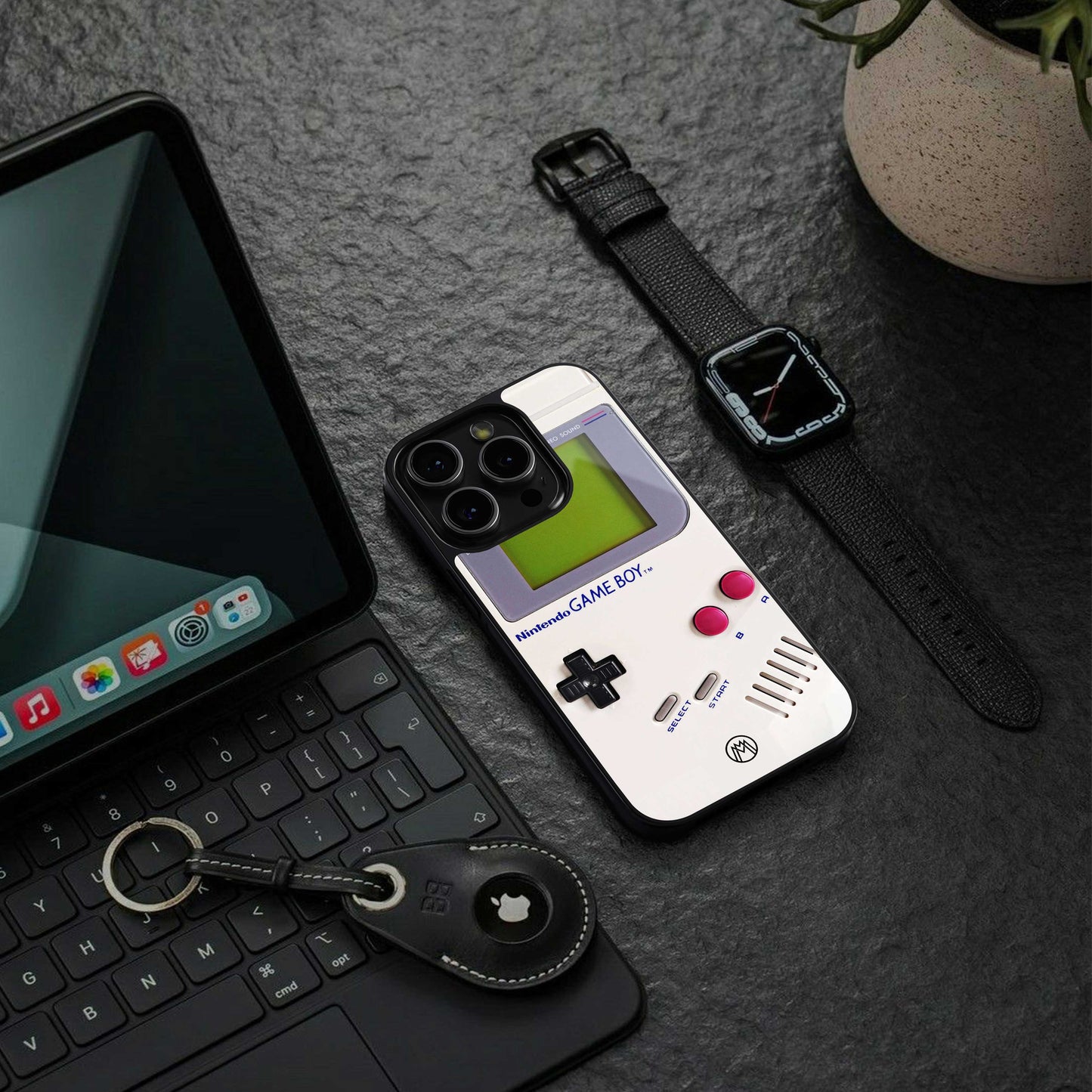 gameboy classic back phone cover | glass case for samsung galaxy s23 ultra