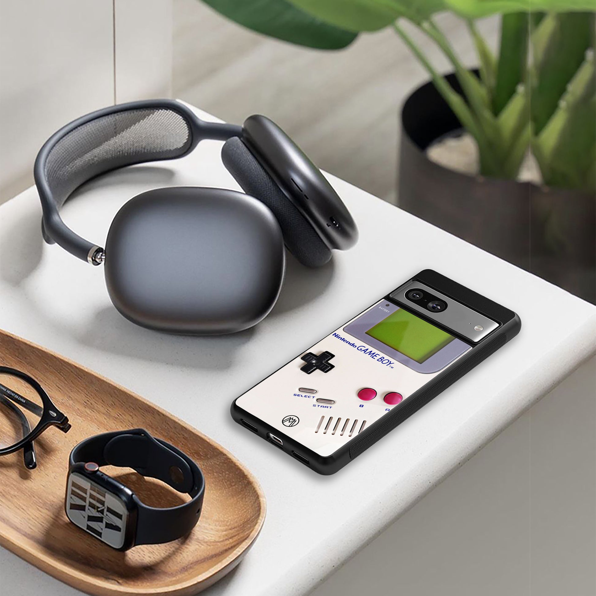 gameboy classic back phone cover | glass case for Google Pixel 8