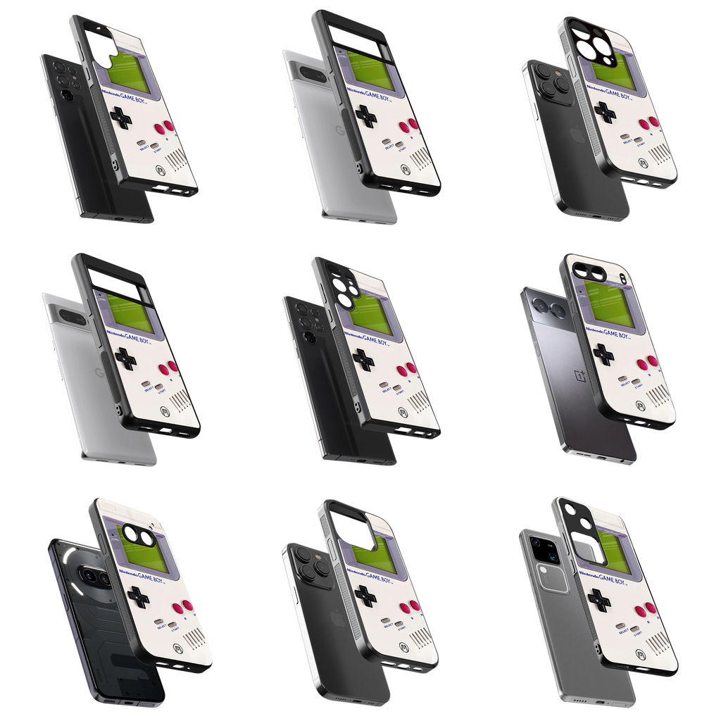 Durable Glass Back Mobile Case for iPhone, Samsung, OnePlus, Google Pixel, Redmi, Vivo, Oppo