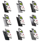 Durable Glass Back Mobile Case for iPhone, Samsung, OnePlus, Google Pixel, Redmi, Vivo, Oppo
