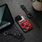 gameboy classic red back phone cover | glass case for samsung galaxy s25 ultra