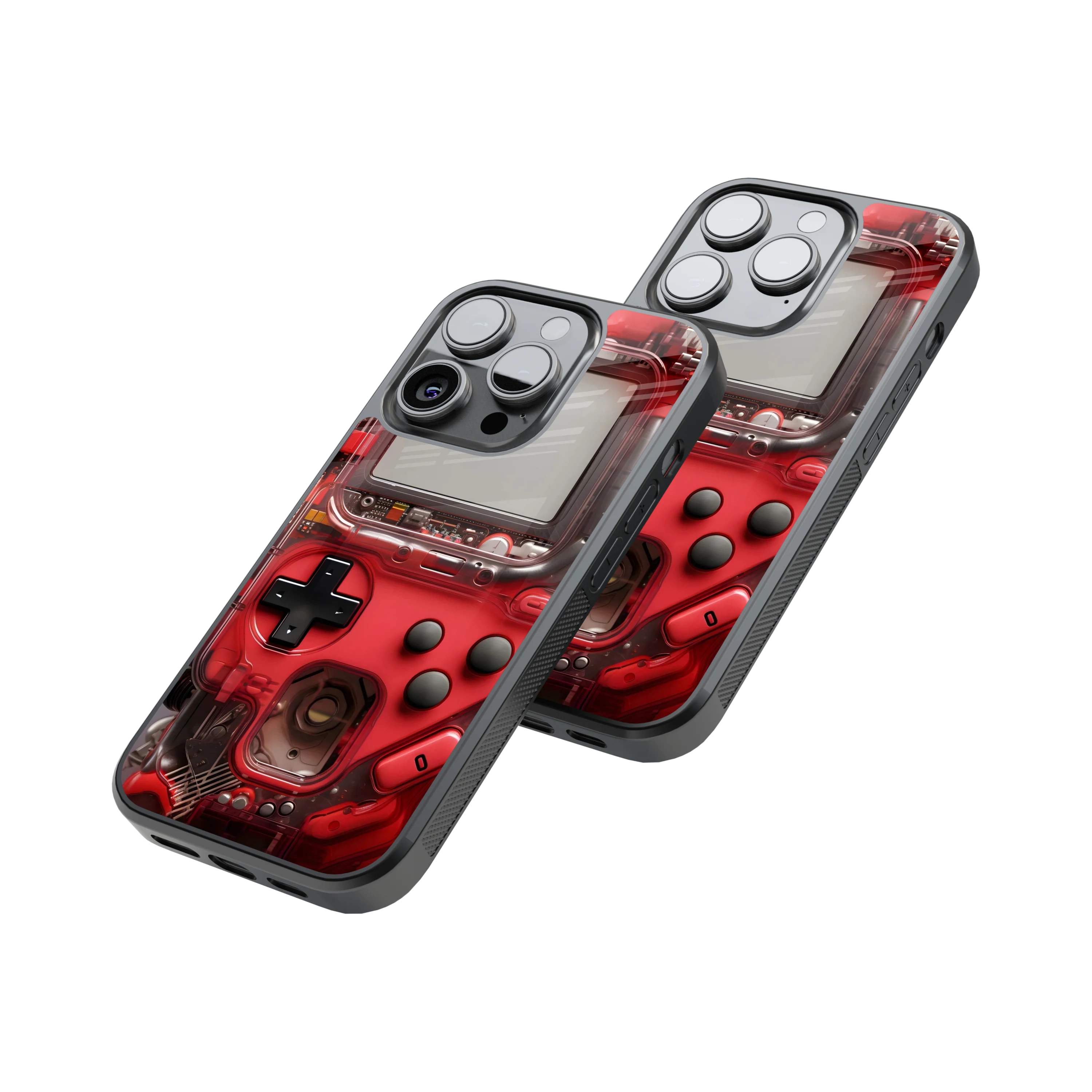 Protective Glass Back Phone Case Compatible with iPhone, Samsung, OnePlus, Pixel & More