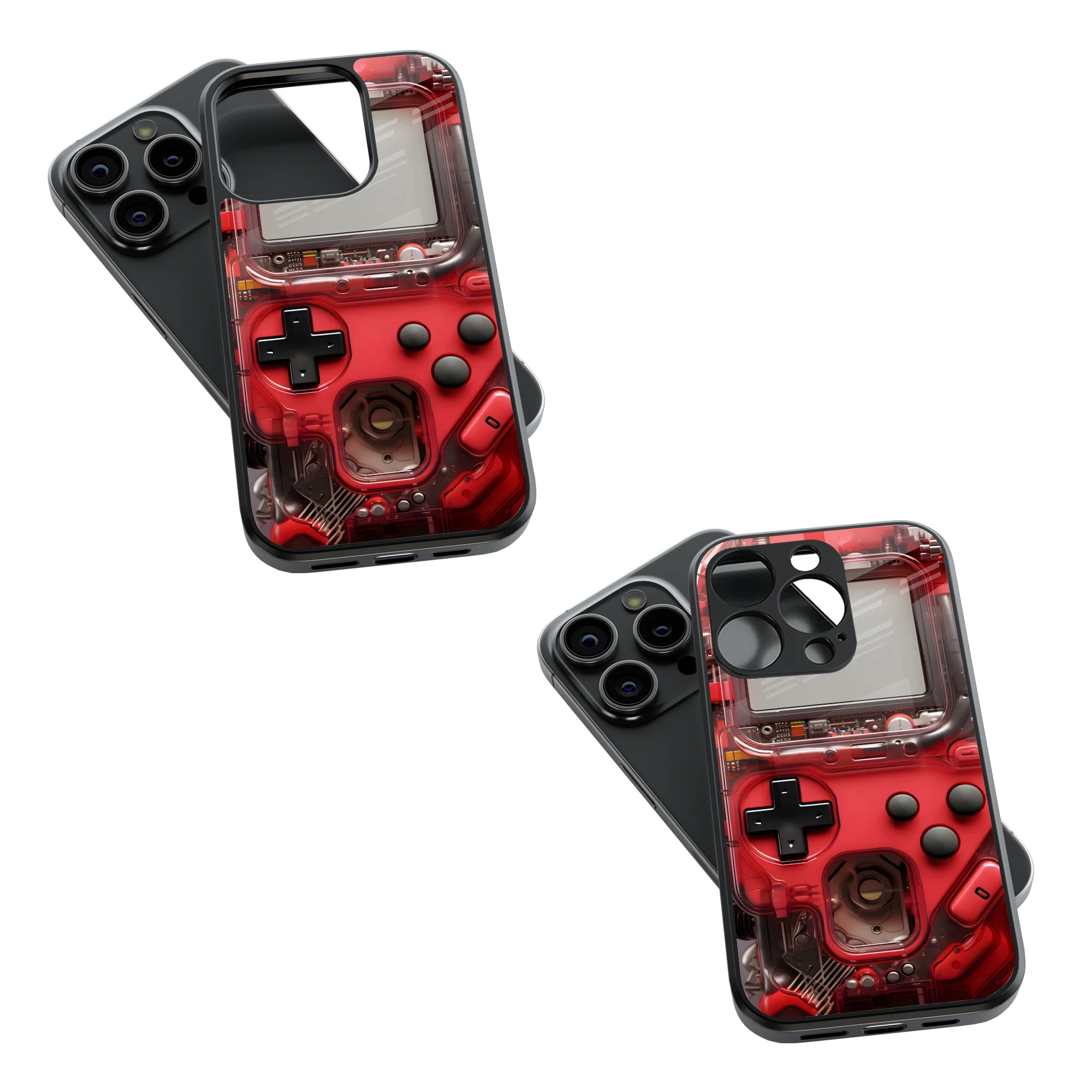 Trendy Glass Back Mobile Case for iPhone, Samsung, Redmi, OnePlus, Google Pixel, Motorola