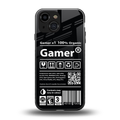 gamer back phone cover | glass case for iphone 13 mini