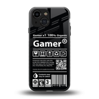 gamer back phone cover | glass case for iphone 13 mini