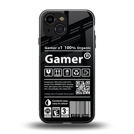 gamer back phone cover | glass case for iphone 13 mini
