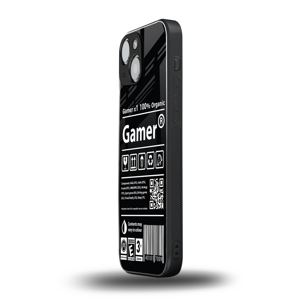 gamer back phone cover | glass case for iphone 13 mini
