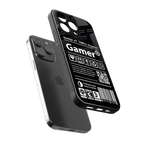 gamer back phone cover | glass case for iphone 13 pro