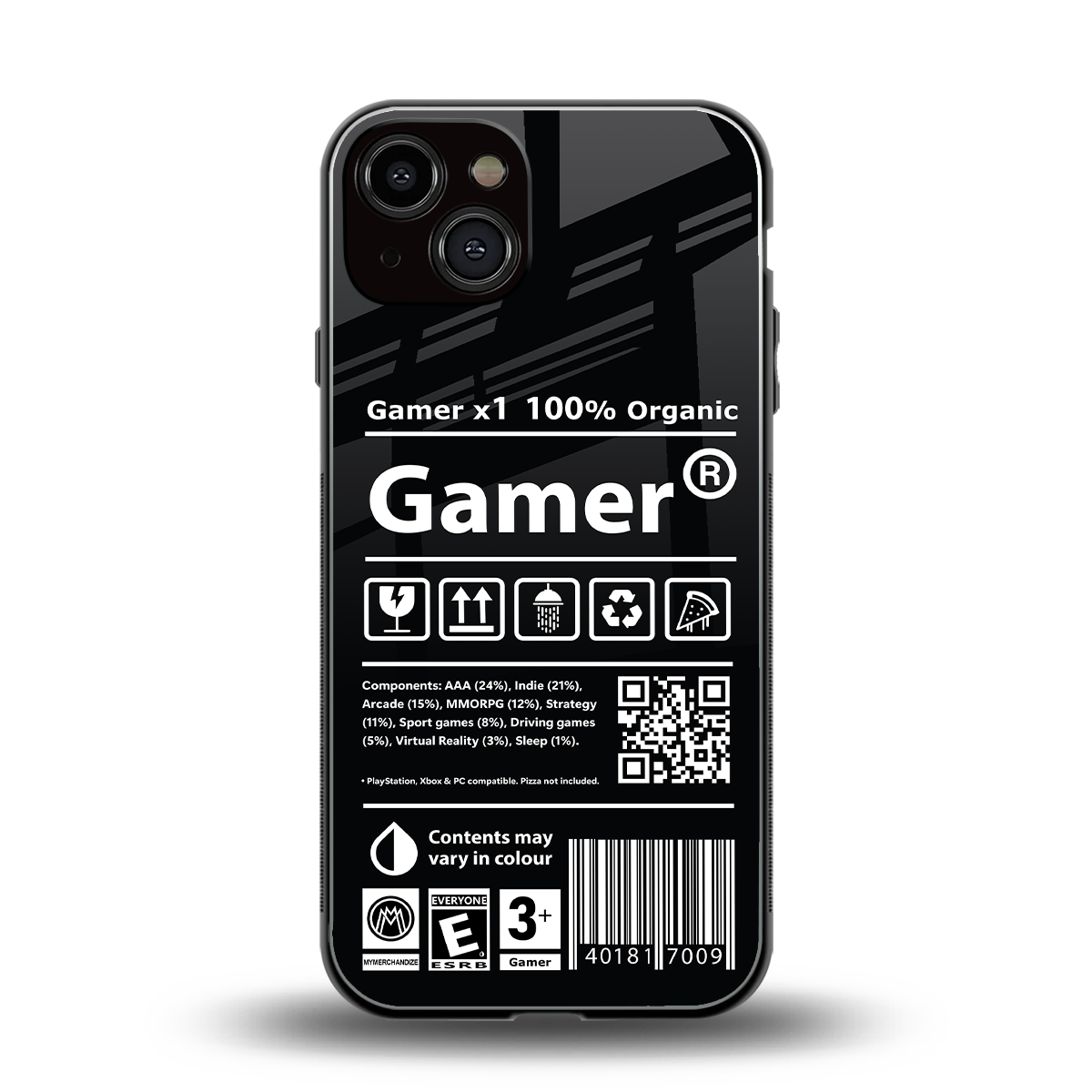 gamer back phone cover | glass case for iphone 13