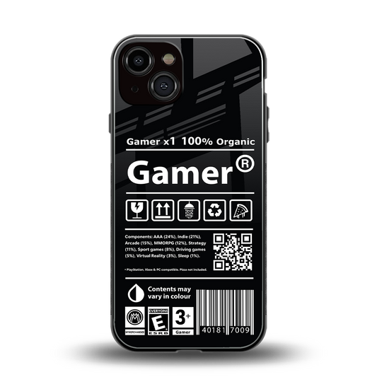 gamer back phone cover | glass case for iphone 13