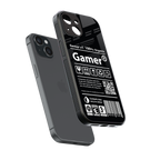 gamer back phone cover | glass case for iphone 13